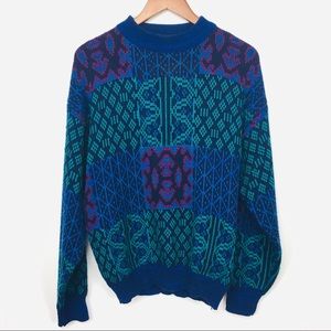 Vintage colorful sweater!